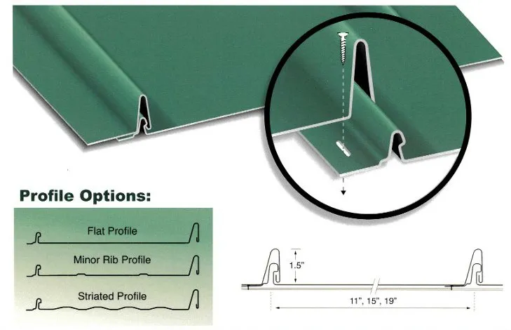 Roofing Panels, NS-100, NS-150, ASL-150